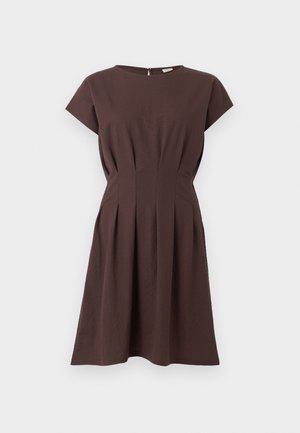 JDY, JDYREBEKKA LIFE DRESS - Robe de jour - chocolate brown