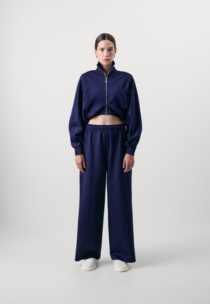Mikina so zipsom - navy blue
