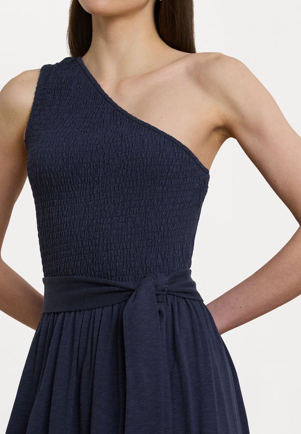 Belted Slub Jersey One Shoulder Dress - Cocktail dress / Party dress2