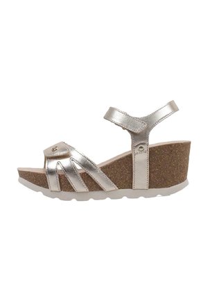 Panama Jack ROMY SHINE B1 - Sandalias con plataforma - gold
