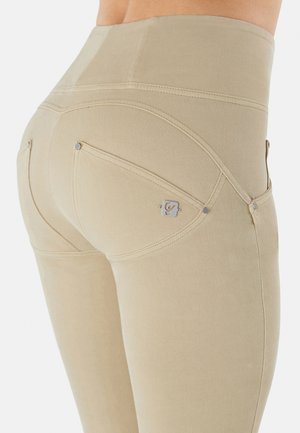 Freddy PUSH UP WRUP® VITA ALTA SUPERSKINNY NAVETTA - Jeans Skinny - beige