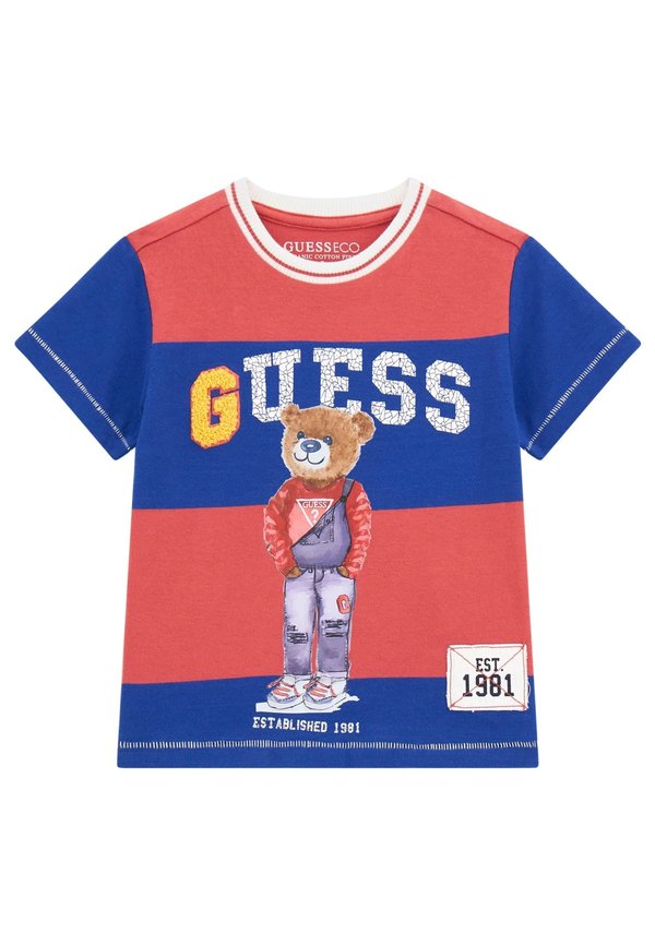 T-Shirt print - mehrfarbig grundton blau