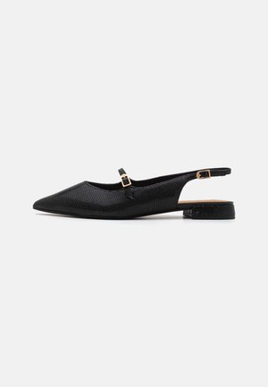 SENSA15 SHINE - Slingback ballerina´s - black interest