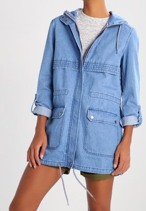 Parka - blue denim