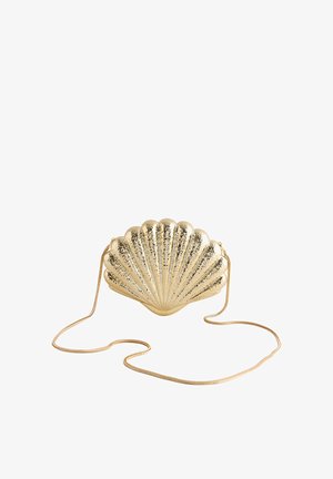 Next, SHELL SHAPE - Listová kabelka - gold
