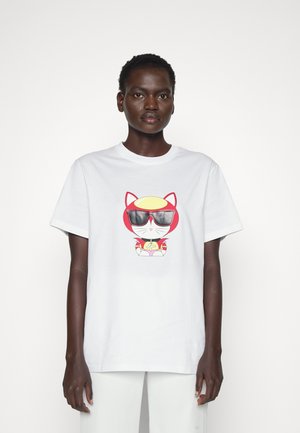 CHOUPETTE HERO TEE UNISEX - Triko s potiskem - white