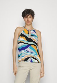 ONLY Tall ONLNOVA LUX KEYHOLE - Top - blue