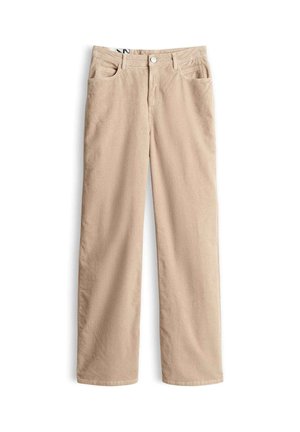 OPUS, HIGH RISE WIDE LEG - Stoffhose - beige
