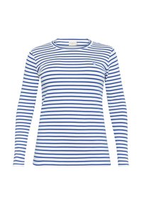LIA - Tops ar garām piedurknēm - chalk surftheweb-blue heart
