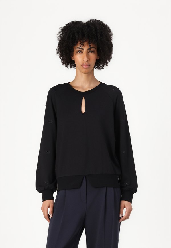 FELPA CHIUSA - Sweatshirt - nero