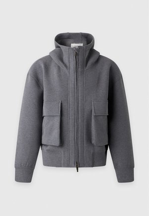 Feng Chen Wang, SPACER ZIP UP HOODIE - Суитшърт с качулка - grey
