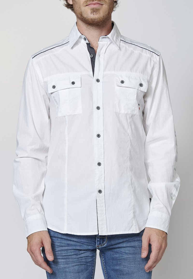 KEY LARGO Camicia Uomo Manica Corta 'MSH KLSANDBANKS' – 100% Viscosa Con Fantasia Floreale Colorata, Taglio Estivo Alla Moda