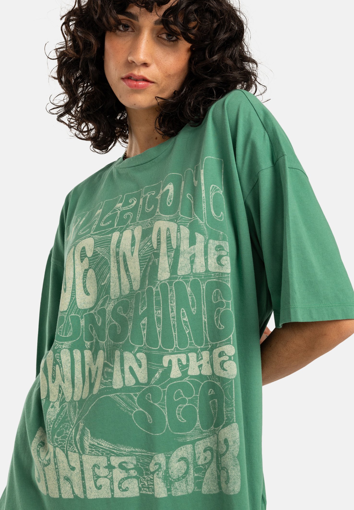 Billabong HIGHEST TIDE - T-shirt print - ign/groen - Zalando.nl