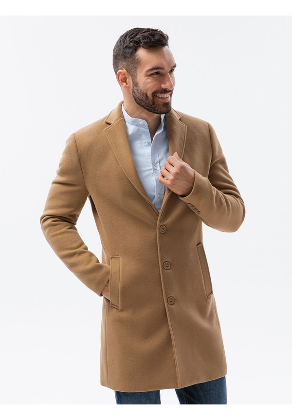 Klassischer Mantel - beige