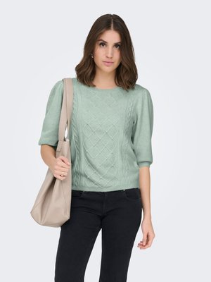 ONLY PULLOVER ONLGLORIA - T-shirt imprimé - green
