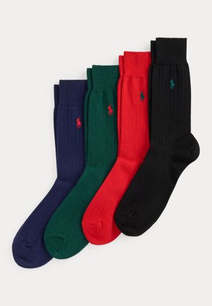 Polo Ralph Lauren, RIBBED WOOL-BLEND SOCK 4-PACK GIFT SET - Чорапи - multi-coloured