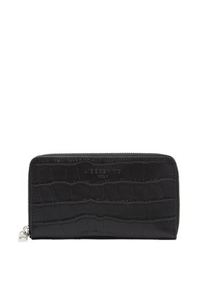 KROKO LOU FRIEDA IN KROKO-OPTIK - Portefeuille - schwarz