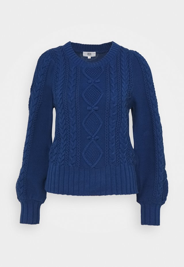 STITCH - Strikpullover /Striktrøjer - navy peony