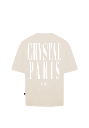 FACE - Print T-shirt - brown rice