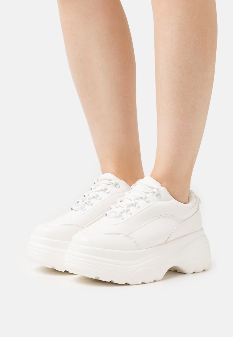 Koi Footwear JENNIE STRIKER CHUNKY BUBBLE TRAINERS Trainers white