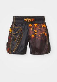 GIANT MUAY THAI SHORTS - Sports shorts - black/orange