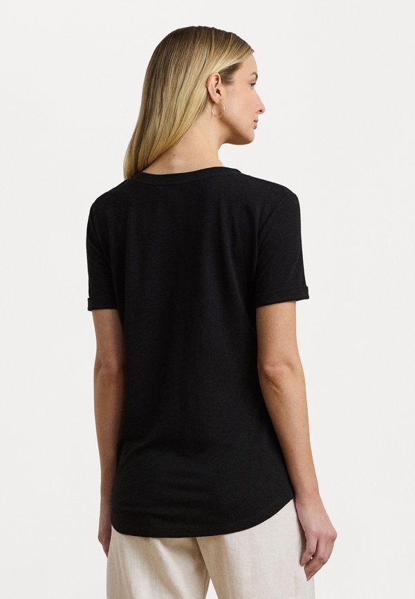 LINEN BLEND JERSEY SHORT SLEEVE TEE - Print T-shirt2