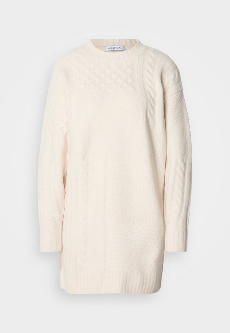 Lacoste Gebreide jurk crème