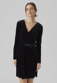 Vero Moda - VMCARLY DRESS - Koktélruha / Partiruha - black Miniatűr kép 1