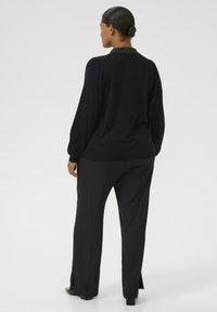 Kaffe Curve CARLA - Polo shirt - black deep