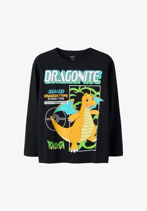 Name it, NKMSYX POKEMON LS NREG TOP BOX NOOS SKY - Блуза с дълги ръкави - black