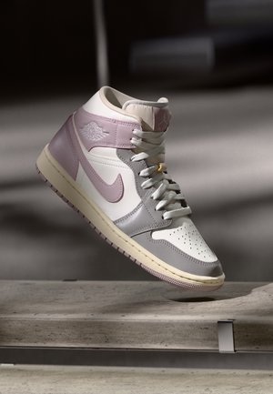 AIR JORDAN 1 MID - Aukšto profilio sportbačiai - sail/particle rose/enigma stone/coconut milk