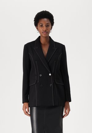 Bruuns Bazaar BRASSICA STITCH  - Blazer - black/white
