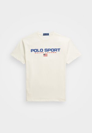 Polo Ralph Lauren CLASSIC FIT POLO SPORT JERSEY T-SHIRT UNISEX - T-shirt con stampa - clubhouse cream