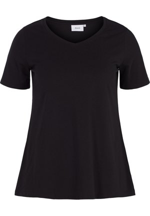 Zizzi T-shirt basic - black