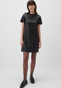 Jimmy Key CREW NECK SHORT SLEEVE MINI - Jurk - black