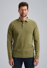 PME Legend POLOSHIRT - Longsleeve - dried herb