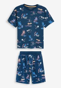Next 3 PACK - REGULAR FIT - Pyžamo - navy purple surf