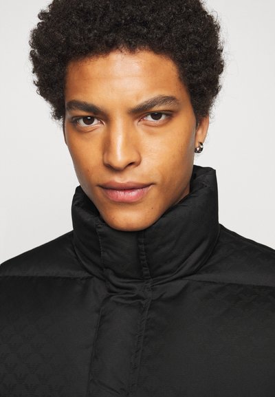 Emporio Armani Casaco de penas - black