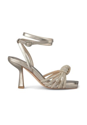 Sandalen met hoge hak - bronce