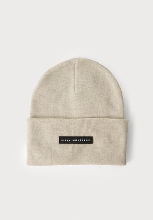 LOGO BEANIE UNISEX - Bonnet - organic beige
