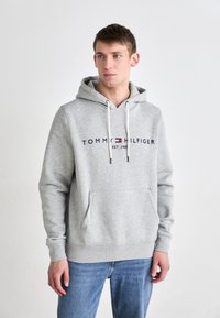 Tommy Hilfiger CORE LOGO HOODY - Hoodie - grey