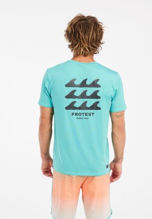 DEER - T-Shirt print - wave green