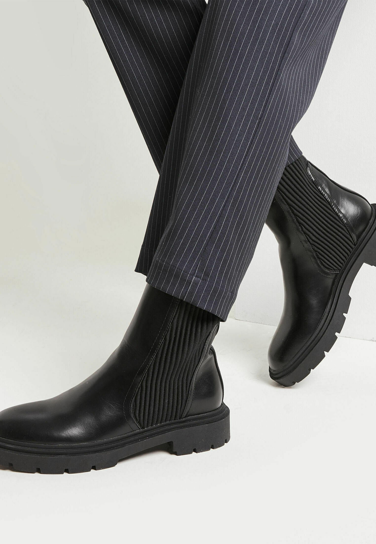 Pimkie Enkellaarsjes met plateauzool - black/zwart - Zalando.nl