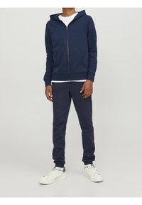 Jack & Jones Junior Felpa con zip - dark blue