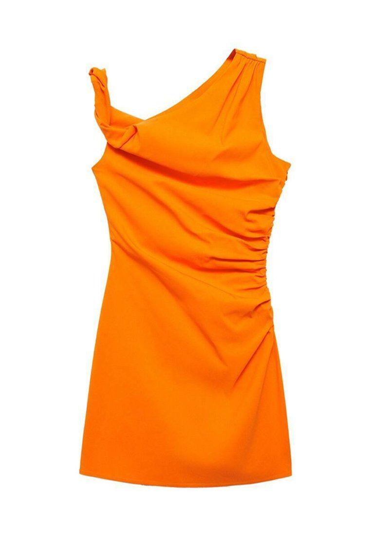 Mango Etui-jurk oranje