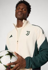adidas Performance JUVENTUS JACKET - Article de supporter d'équipe de club - ecru tint