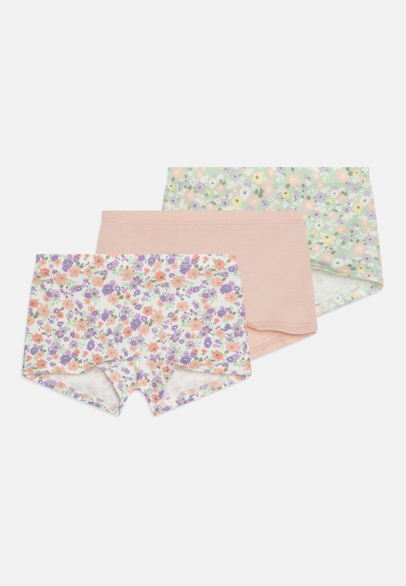Lindex BOXER FLOWERS 3 PACK - Underkläder - light dusty pink