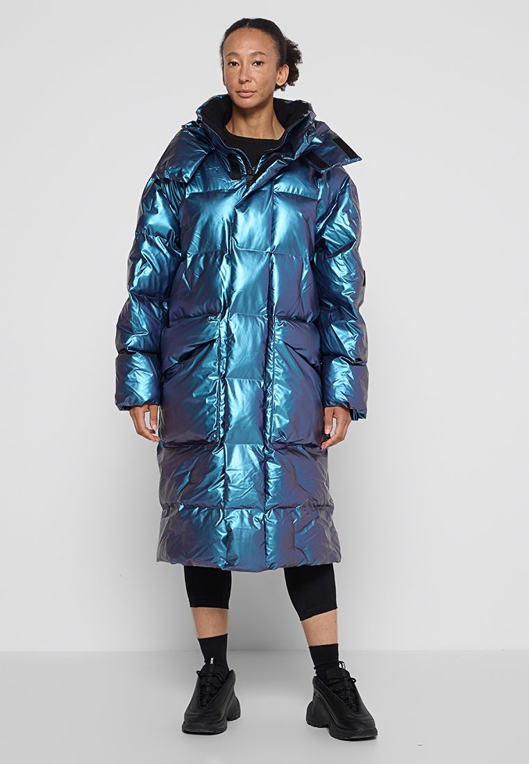 Rains Wintermantel blauw-metallic Rains Wintermantel blauw-metallic