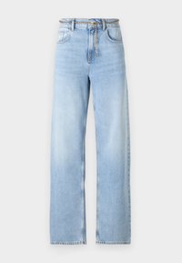 PANT STRAIGHT - Džinsi ar platām starām - light blue denim