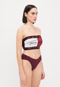 Tommy Hilfiger HERITAGE BANDEAU - Stropløse & variable BH'er - deep burgundy